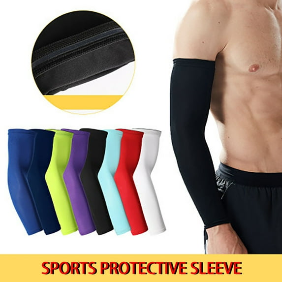 Arm Sleeves under $5! CQCYD UV Protection Arm Sleeves for Outdoor Sports, Compression Sun Guard Sleeves for Cycling Running, Breathable Athletic Arm Covers, Sports Sun Protection Gear
