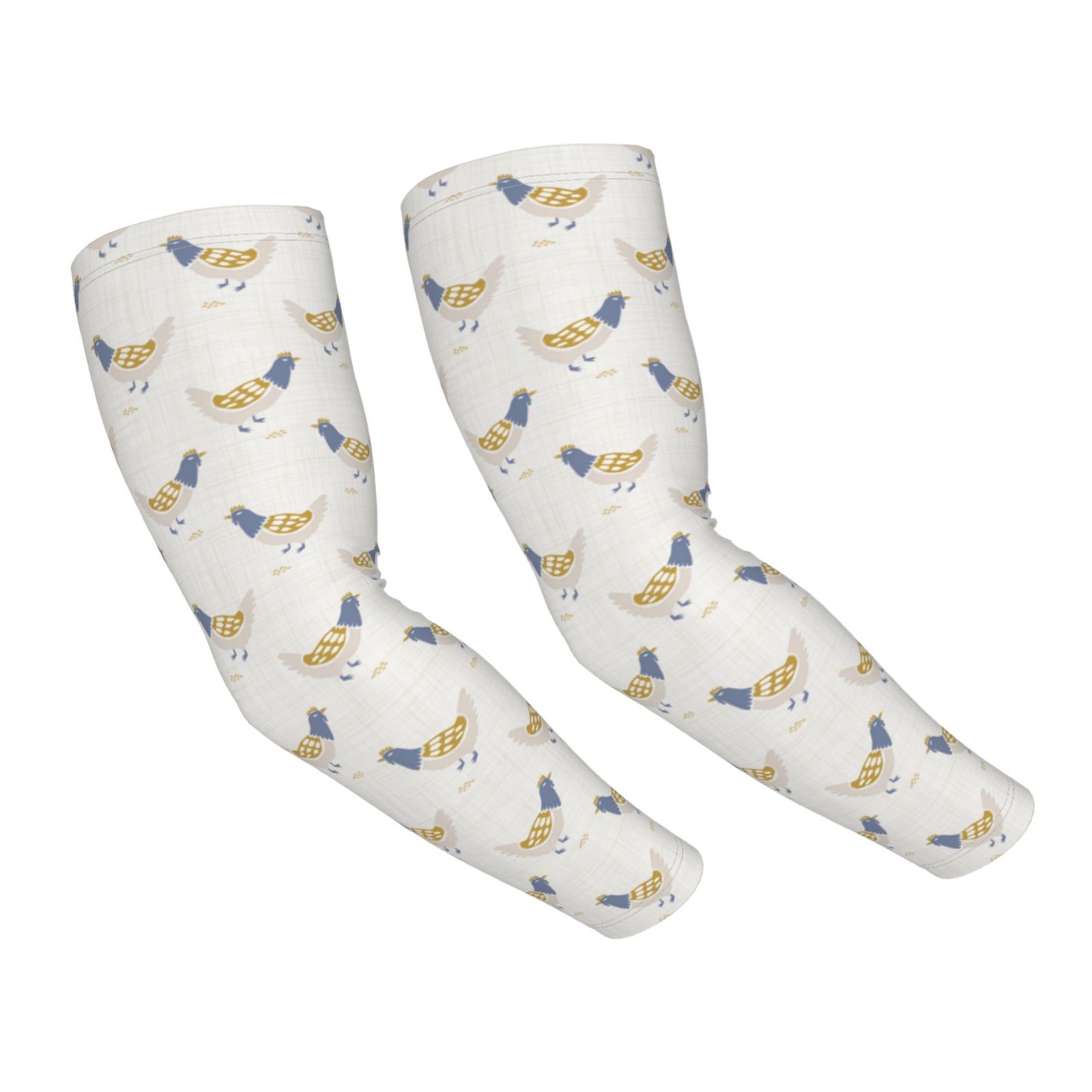 Arm Sleeves For Men/Women, Cute Chicken Plaid Pattern Sun Protection ...