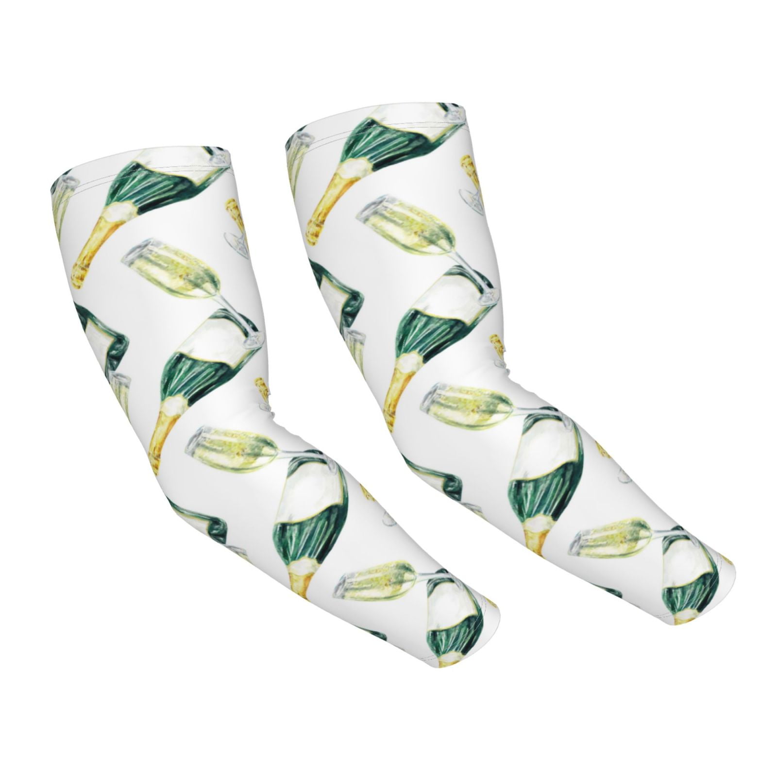 Arm Sleeves For Men Women wine bottle pattern Cooling Sun Protection
