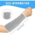 thumbnail image 1 of Arm Sleeves for Men Safety Shield: Anti - Cutting Wrist Guard Short Sleeve, Anti - Cut, Scratch & Wear - Resistant for Porcelain/Glass Factories & Outdoor Work, Protecting Your Arms, 1 of 3