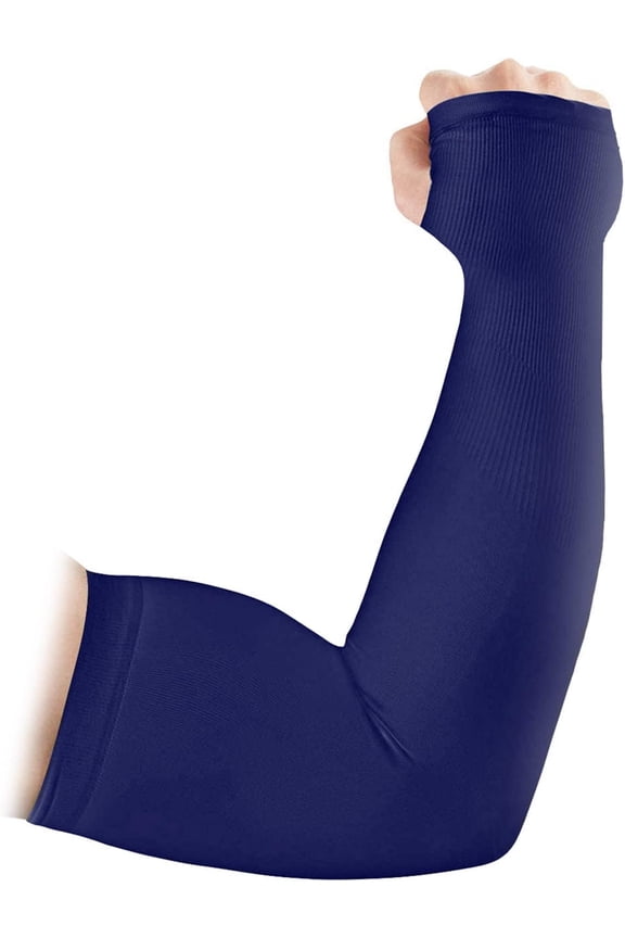 Arm Sleeves for Men and Women \u2013 8 mmHg Light Compression \u2013 1 Pair \u2013 Sun Protection \u2013 Cooling UPF 50 Compression \u2013 Basketball Running