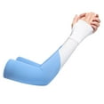 thumbnail image 1 of Arm Sleeves for Men & Women 1 Pair Sun UV Protective UPF 50 Long Sleeves Tattoo Cover up Sleeves to Cover Arm Sleeves, Lengthen Thumbhole Design, 1 of 8