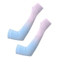thumbnail image 1 of Arm Sleeves for Men & Women - Thumbhole Design Gradient Color Ice Silk Sun Protection Tattoo Cover Sleeve for Golfing Cycling Running, 1 of 8