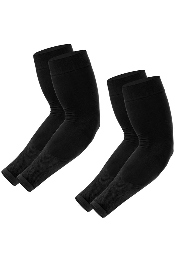 Arm Sleeves for Men Women Youth, UV Sun Protection, Tattoo Cover Up, Cooling, Compression Sports Sleeve - 2 Pairs