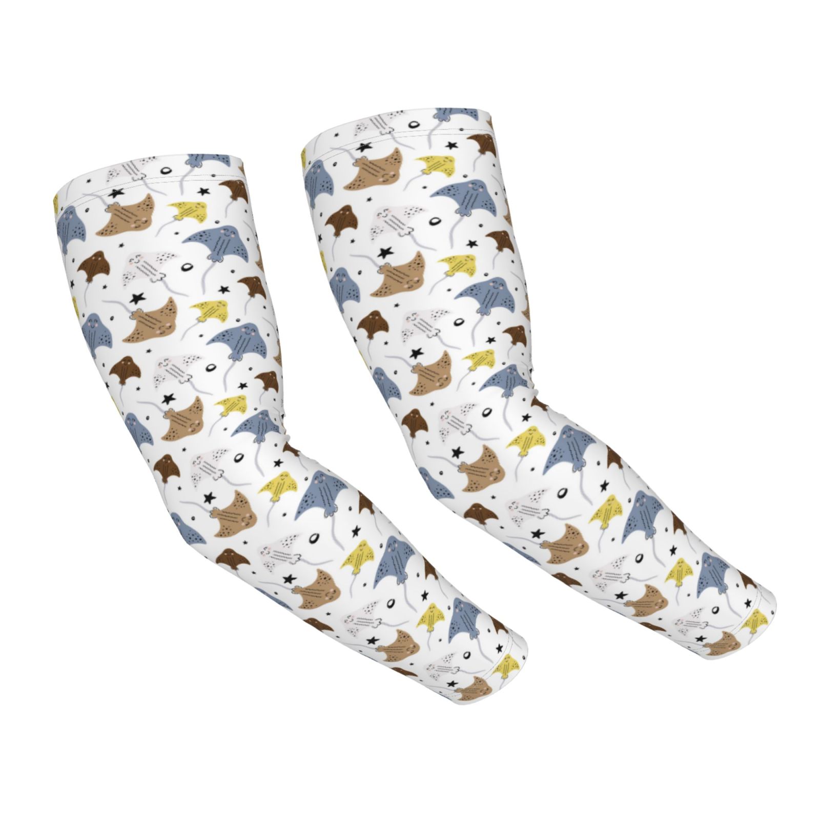 Curated visual reference: Visual Reference: Arm Sleeves For Men Women Cute Stingrays Scandinavian Style Sun