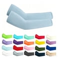 thumbnail image 1 of Arm Sleeves for Men and Women Sun Protection Cooling Ice Silk Breathable Compression Sleeves for Cycling Running Fishing Hiking Outdoor Work Sky Blue, 1 of 3