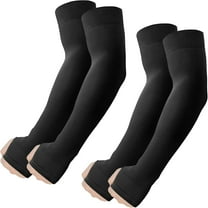 Arm Sleeves with Thumb Hole, UV Sun Protection Cooling Compression Cover Sports for Men/Women