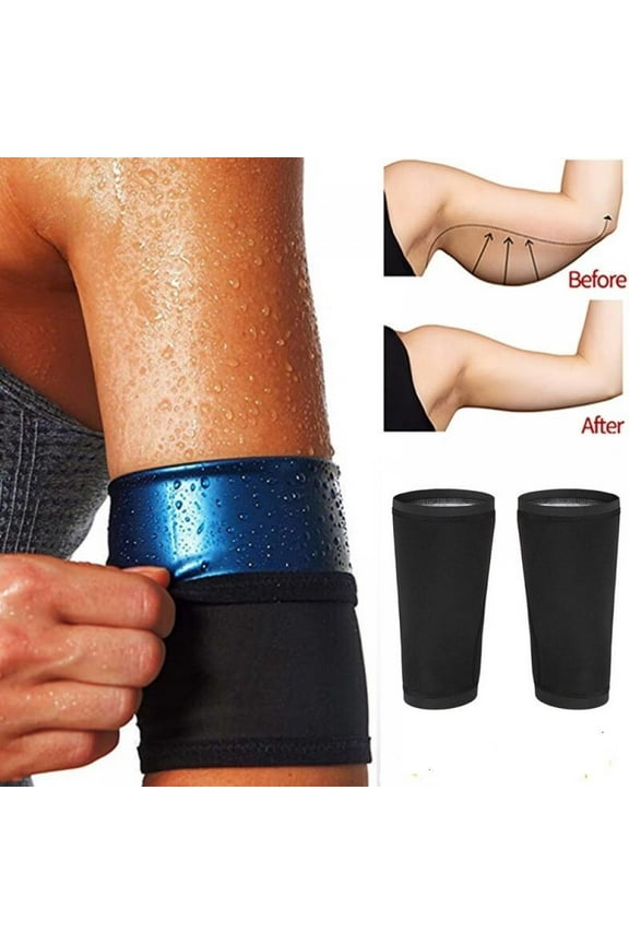 Arm Slimmer Wrap One Pair Sweat Sauna Arm Shaper Slimming Arm Control Thermo Arms Band Workout Shapewear Stretch Belt