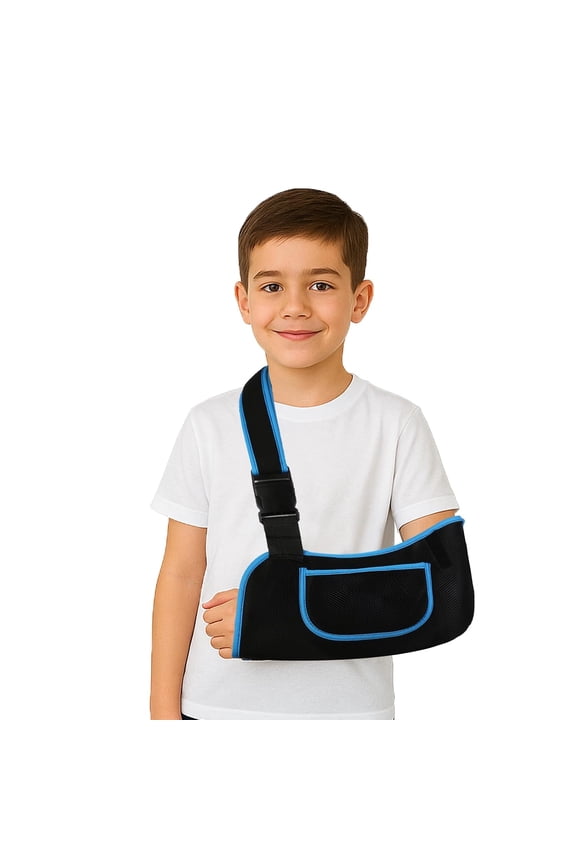 Arm Sling, Lightweight Breathable Medical Sling with Adjustable Shoulder Strap, Shoulder Mesh Immobilizer Slings for Elbow Injury Torn Rotator Cuff Wrist Injury, Surgery, Right or Left, Women or Men
