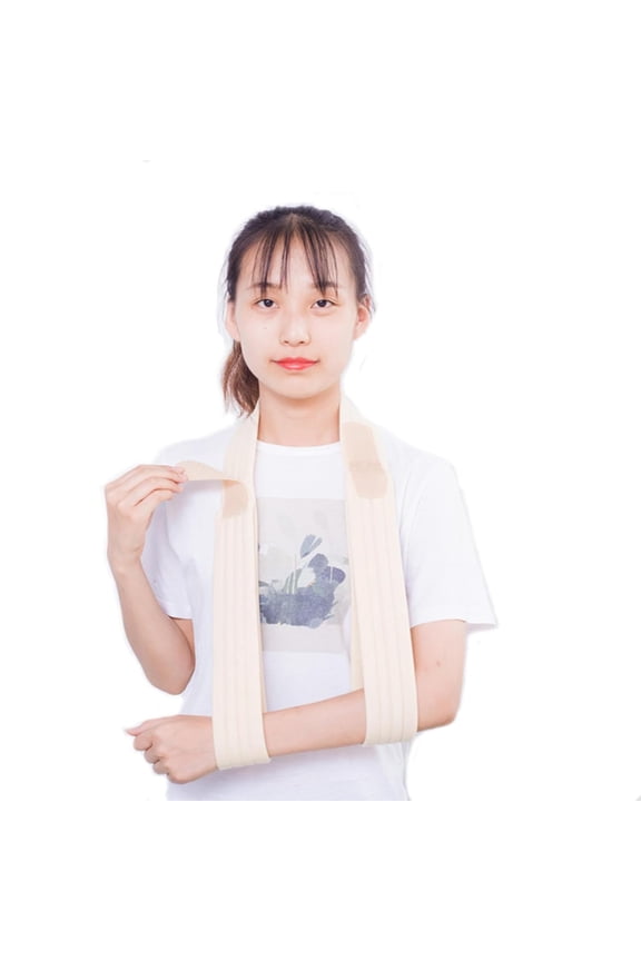 Arm Sling Medical Support Strap for Broken and Fractured Bones, Adjustable Shoulder, Rotator Cuff Full Soft Immobilizer, for Left, Right Arm, Men Women, S