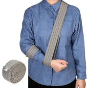 Arm Sling Shoulder Immobilizer Adjustable Arm Support Sling Lightweight Rotator Cuff Support Brace Strap for Arm Wrist Hand Elbow Clavicle Injury Broken or Fractured Forearm Bones