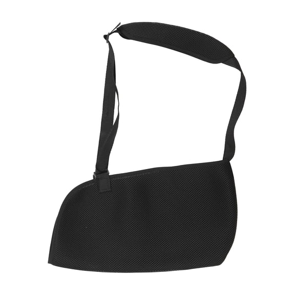 Arm Sling Shoulder Immobilizer, Clavicle Fracture Support Brace with Waist Strap, Post Surgery Recovery for Wrist, Elbow, Shoulder Injury, Sprain, Fracture, Universal for Men Women