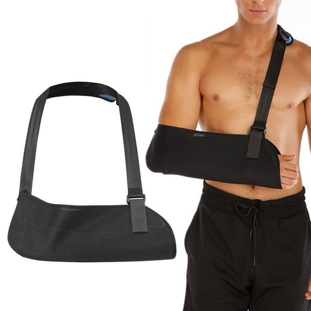 Arm Sling for Fractured Bones Mesh Adjustable Padded Arm Support Straps ...