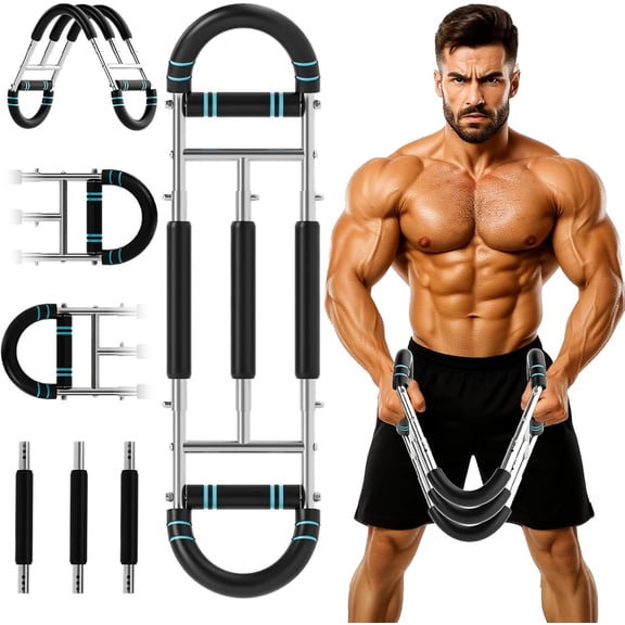 Arm Trainer, 3-in-1 Equipment for A Chest and Arm Workout, Multifunctional Push Up Bar, Chest Workout Flex Bar for Building & Shaping