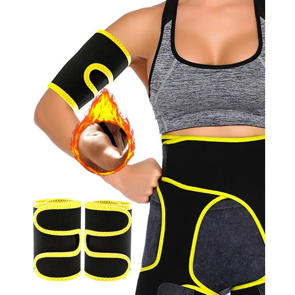 Arm Trimmers Bands for Weight Loss, 2 Pack Adjustable Neoprene Arm Trainer Toner Workout Lose Arm Fat Slimmer Shaper