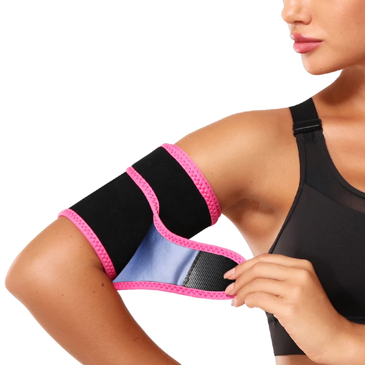 Likeonce Arm Trimmers for Women Sauna Sweat Arm Bands 1 Pair Adjustable  Lose Arm Fat Sauna Slimmer for Sports Workout