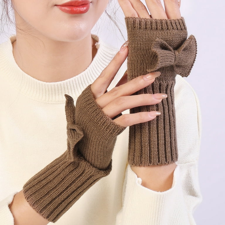 GMMGLT Arm Warmers, for Women, Cable Knit Warm Winter Sleeve Fingerless Gloves, Premium, Women's, Size: XL, Black