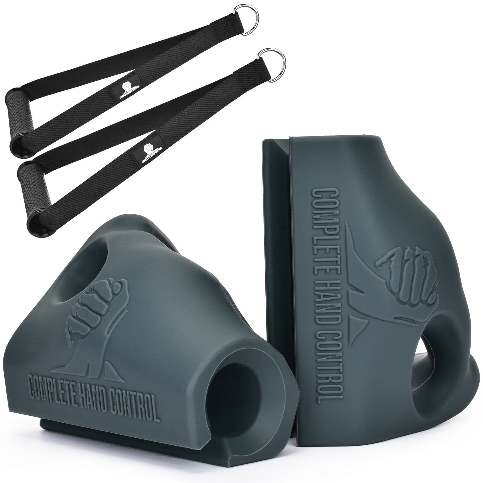 Arm Wrestling Handle Fat Grip Trainer - Set of 2 Custom Hands and Handles