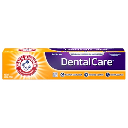 Arm and Hammer Dental Care Fluoride Anticavity Toothpaste, Fresh Mint 6.30 oz