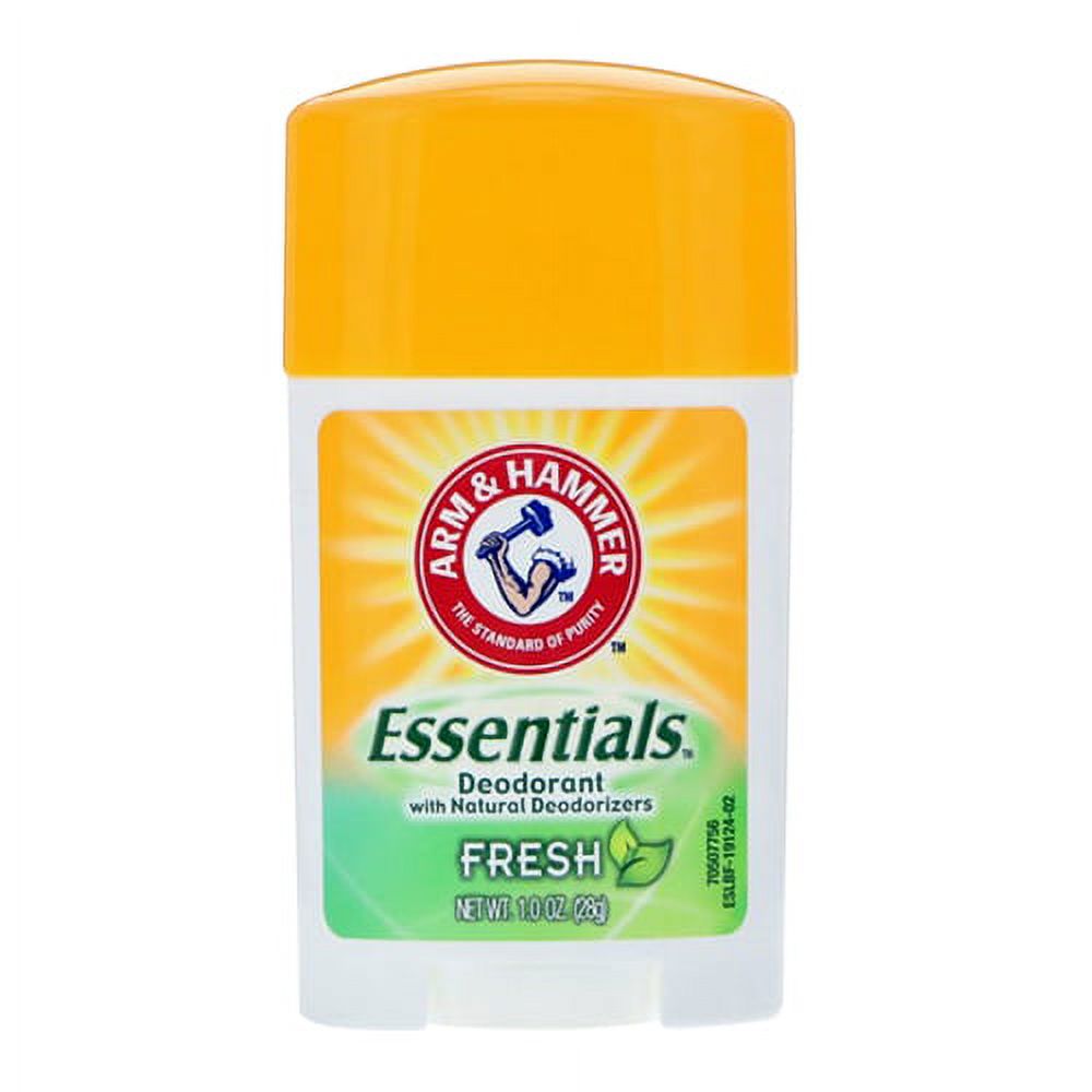 Arm and Hammer Essentials Deodorant, Fresh, 1 Oz, 3 Pack