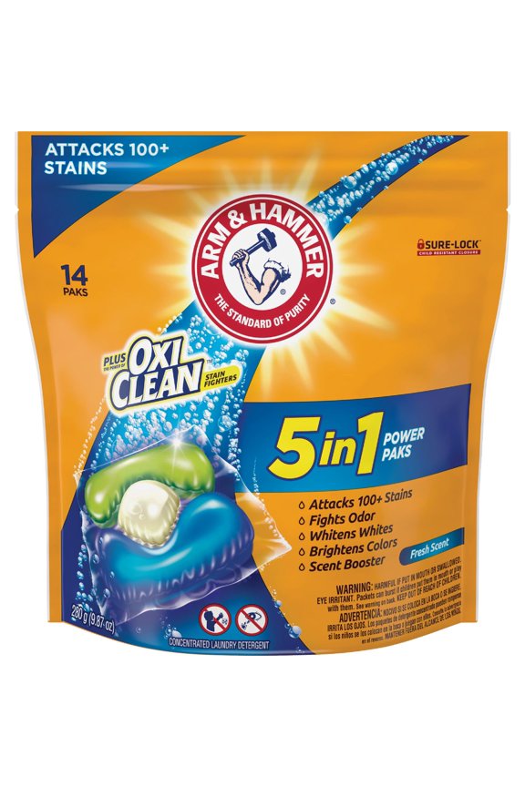 Arm and Hammer Plus Oxi Clean Fresh Scent 14 count
