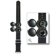 ArmArmour 3 - Shielded Wrist Compass and Thermometer Combo with Rugged Tactical Zulu Strap