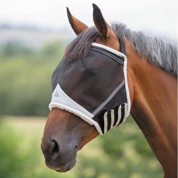 Arma Earless Fine Mesh Fly Mask Size: XFull/Oversized Color: Black