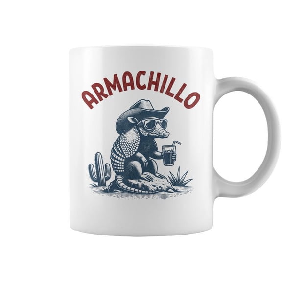 Armachillo Chilling Desert Armadillo Coffee Mugs