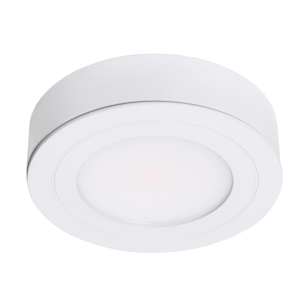 PureVue White Dimmable LED Under Cabinet Puck Light