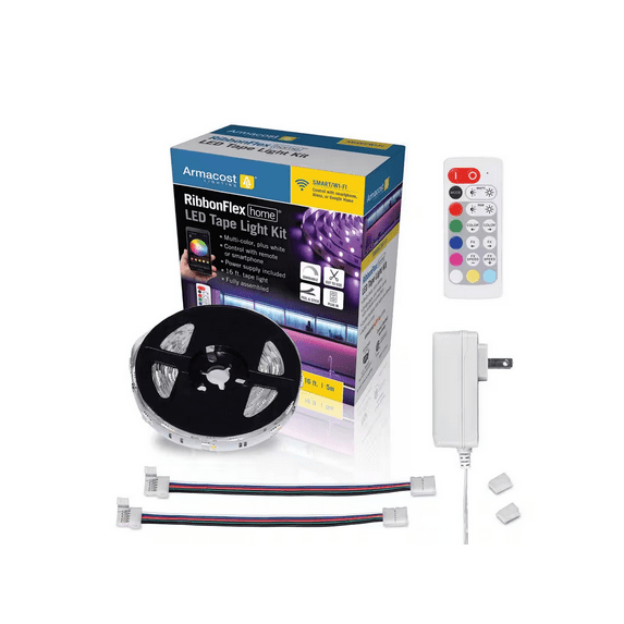 Armacost Lighting RibbonFlex Home 24V RGBW Multicolor Smart LED Strip Light Kit
