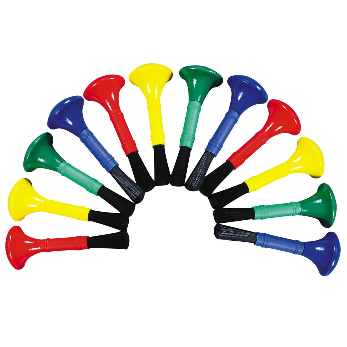 Kaplan Early Learning Sure-Grip Easy Grasp Paint Brushes - Set of 12