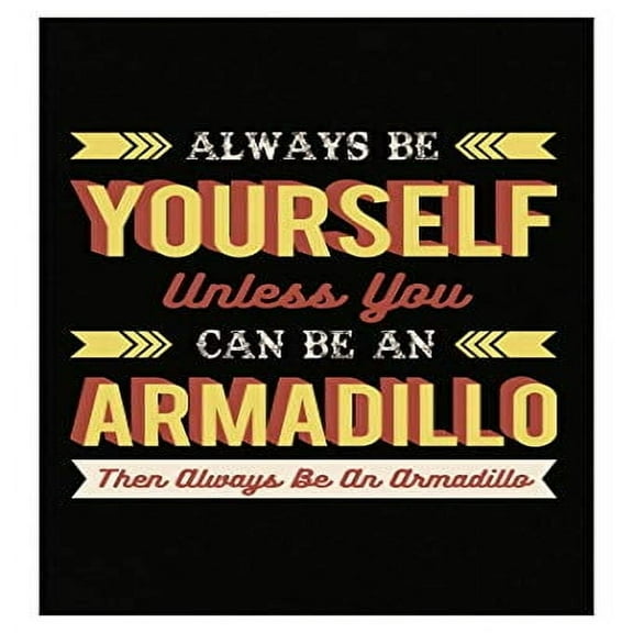 Armadillo Poster - Cute Wall Art for Animal Lovers Gift