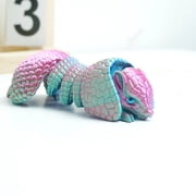 Armadillo Ball 3D Printed Armadillo Model,Flexible Animals Toy Statue,Movable Joints,Home Office Decor,Interesting Toys,Festival Gifts toco,Fidget Toys, Executive Desk Animals Toy PG