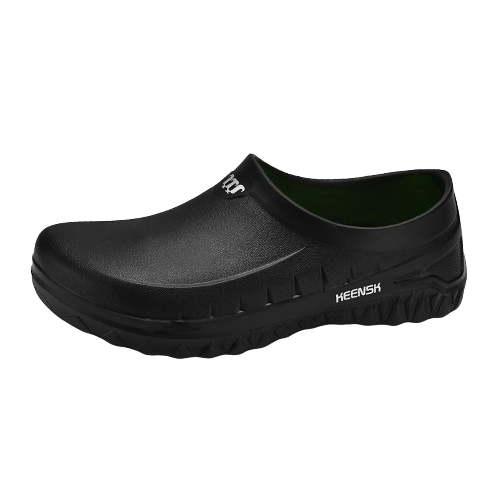 comfortable black non slip work shoes