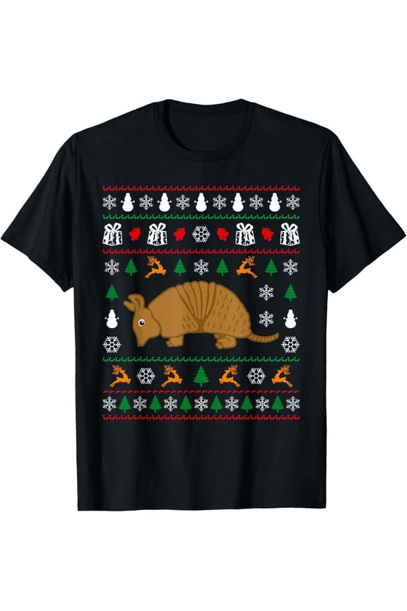 Armadillo Christmas Holiday Gift T-Shirt