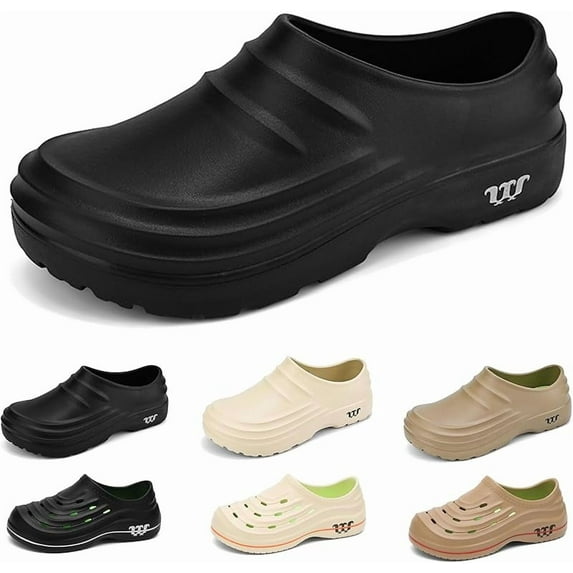 Armadillo Clogs for Nurses Non Slip Work Shoes Women Food Service Chef Shoes for Men Non Slip Kitchen Shoe Clogs Oil Resistant Nursing Shoe Arch Support Waterproof Wide Width Sneakers Garden Unisex