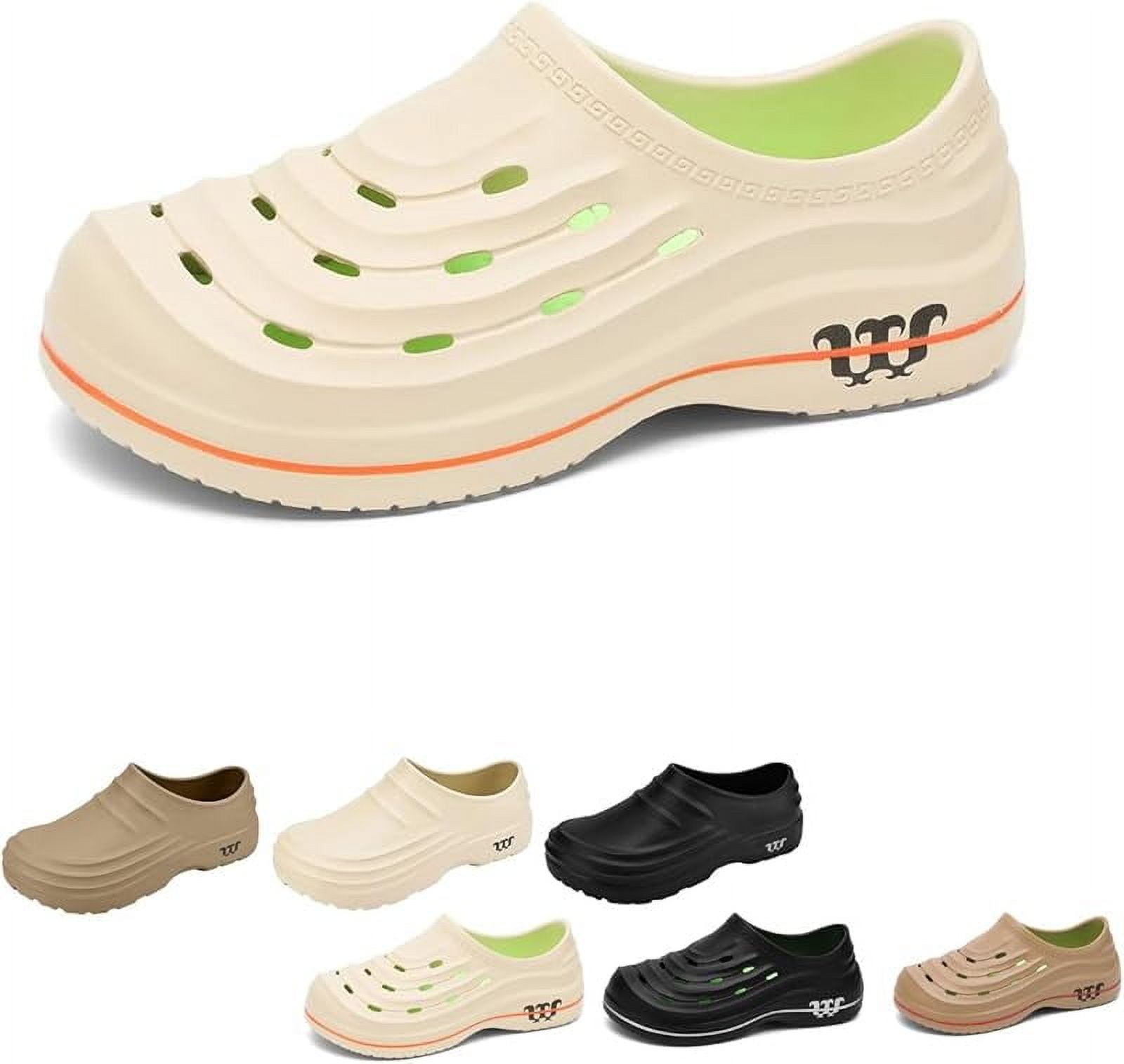 Torrey Classic - Gezonde en antislip comfortklompen, Armadillo klompen for dames en heren, chef-schoenen met antislipzool(Black,45-46