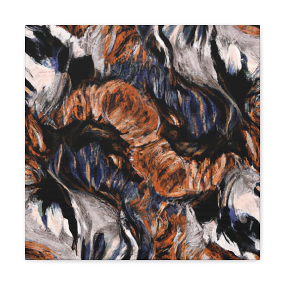 "Armadillo Street Mosaic" - Canvas