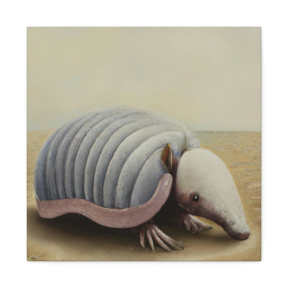 Armadillo in Moonlight - Canvas