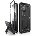 thumbnail image 1 of ArmadilloTek Vanguard Case Compatible with iPhone 12 Pro Max (6.7 inches) Military Grade Full-Body Rugged with Built-in Screen Protector and Kickstand - Black, 1 of 5