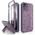 thumbnail image 1 of ArmadilloTek Vanguard Case Compatible with iPhone 12 Pro Max (6.7 inches) Military Grade Full-Body Rugged with Built-in Screen Protector and Kickstand - Purple, 1 of 4
