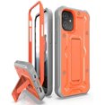 thumbnail image 1 of ArmadilloTek Vanguard Case Compatible with iPhone 12 Mini (5.4 inches) Military Grade Full-Body Rugged with Built-in Kickstand [Screenless Version] - Orange, 1 of 4