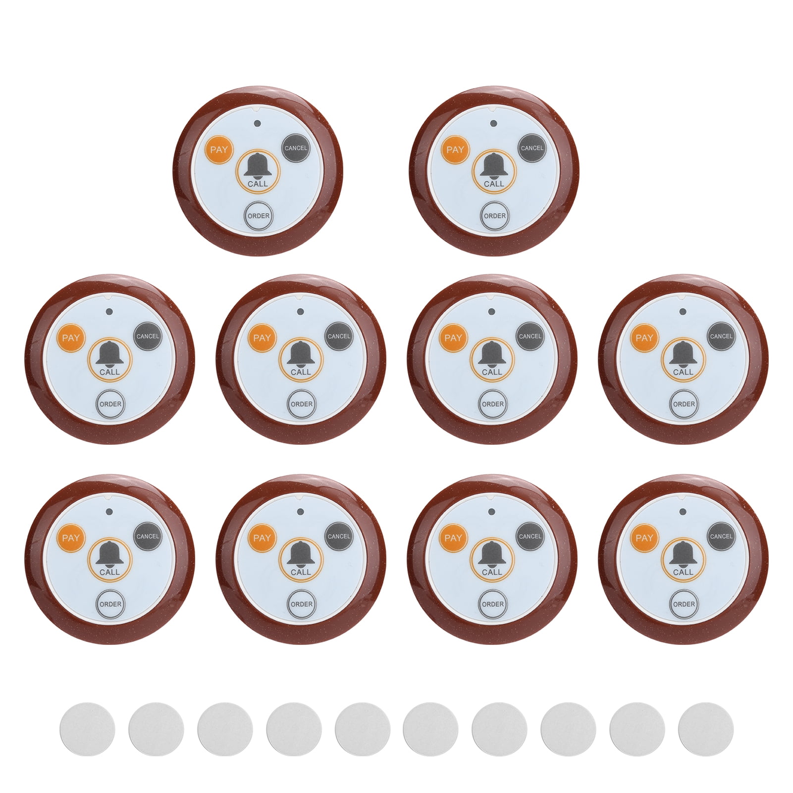 Armadurra 10Piece Wireless Pager Call System for Restaurant Meal