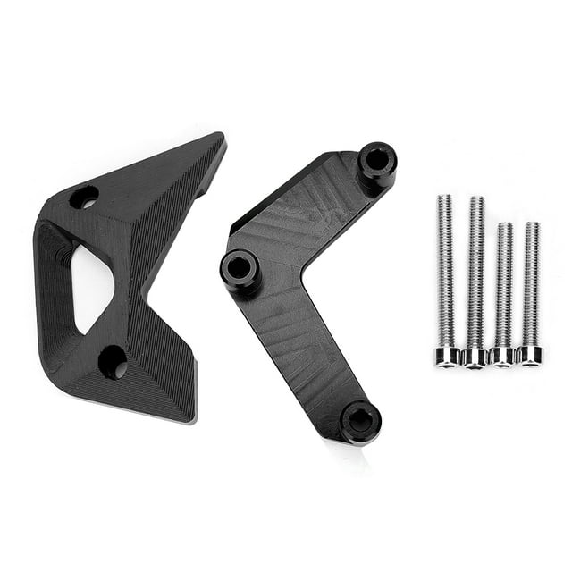 Armadurra CNC Black Crash Pad Aluminum Engine Stator Cover Guard for