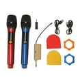 Armadurra Rechargeable Wireless Karaoke Set for Parties & Speeches LED