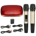 Armadurra Red Dual Mic System for TV & PC, 100240V Compatibility