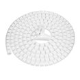 Armadurra White 3.0m x 16mm Flexible Spiral Tube Cable Organizer Wire