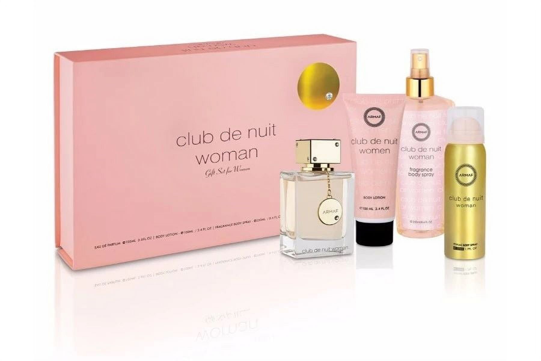 Armaf Club De Nuit Perfume Gift Set for Women, 4 Pieces 