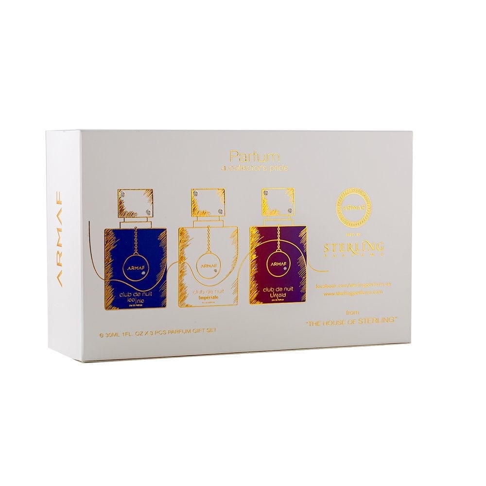 Armaf Club De Nuit Untold, Iconic & Imperiale 3 Pcs Set 1.0 oz