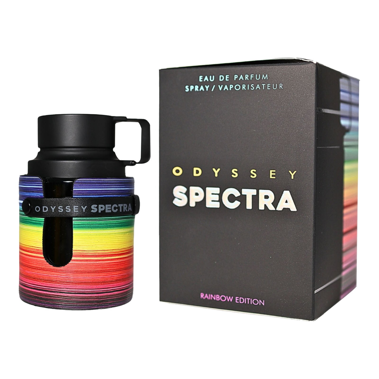 Armaf Odyssey Spectra Rainbow Edition Body Spray for Unisex with Citrus, Spicy, Vanilla, Amber Wood, Floral Eau De Parfum Body Spray, 3.4 Ounce